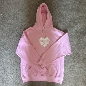 Reckless Love Pink Hoodie